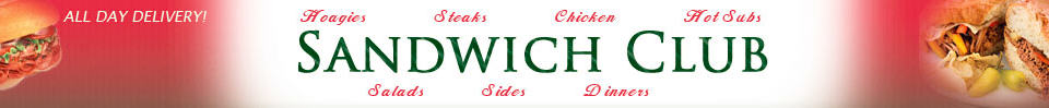 Eating at Sandwich Club restaurant in Langhorne, PA.